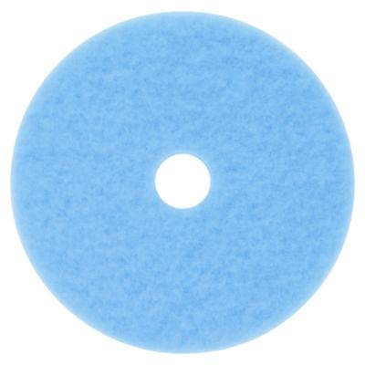 3M Hi-Performance Burnish Pad 3050, 27" Diameter, Sky Blue, 5/Carton (59824)
