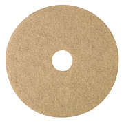 3M Ultra High-Speed Natural Blend Floor Burnishing Pads 3500, 19" Diameter, Tan, 5/Carton (19007)