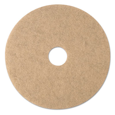 3M Ultra High-Speed Natural Blend Floor Burnishing Pads 3500, 20" Diameter, Tan, 5/Carton (19008)