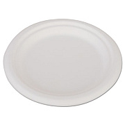 SCT ChampWare Heavyweight Bagasse Dinnerware, Plate, 6", White, 1,000/Carton (18110)