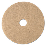3M Ultra High-Speed Natural Blend Floor Burnishing Pads 3500, 21" Diameter, Tan, 5/Carton (19009)