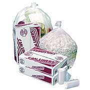 Pitt Plastics High-Density Coreless Mini-Roll Can Liners, 30 gal, 10 mic, 30" x 37", Natural, Perforated Roll, 500/Carton (MR30371MC)