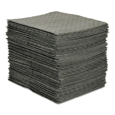 SPC MRO Plus Heavy Sorbent Pads, .26gal, 15w x 19l, Gray (MRO100)