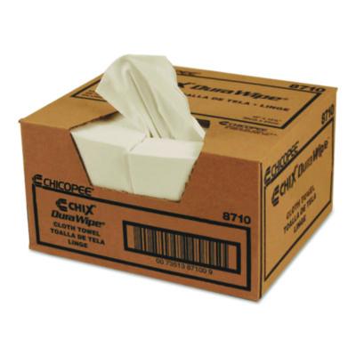 Chicopee VeraClean Critical Cleaning Wipes, Smooth Texture, 1/4 Fold, 1-Ply, 12 x 13, Unscented, White, 400/Carton (8710)