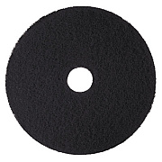 3M Low-Speed High Productivity Floor Pads 7300, 14" Diameter, Black, 5/Carton (08272)