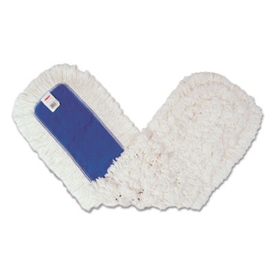 Rubbermaid Commercial Dust Mop Heads, Kut-A-Way, White, 36 x 5, Cut-End, Cotton (K15512)