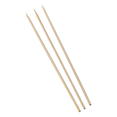 AmerCareRoyal Bamboo Skewers, Paper, 10", White, 100/Pack, 10 Packs/Box, 12 Boxes/Carton (R813)