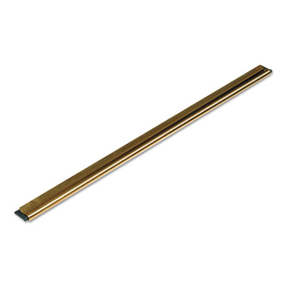 Unger Golden Clip Brass Channel with Black Rubber Blade and Clip, 12 Inches, Straight (GC30)