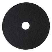 3M Low-Speed High Productivity Floor Pads 7300, 15" Diameter, Black, 5/Carton (08273)