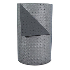 SPC High-Traffic Series Sorbent-Pad Roll, 63gal, 30" x 300ft, Gray, 100/Pack (HT303)