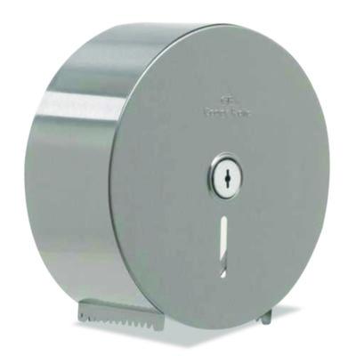 Georgia Pacific Professional Stainless Steel Jumbo Roll Tissue Dispenser, 10.75 x 4.44 x 10.75, Stainless Steel (59448)