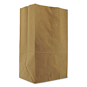 Ross & Wallace Paper Products Grocery Paper Bags, 1/8 BBL Squat Size, Heavy-Duty, 57# Basis Weight, 10.5" x 6.25" x 13.88", Kraft, 500/Bundle (SK1857)