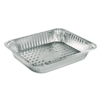 HFA Aluminum Steam Table Pans, Half-Size Medium, 2.19" Deep, 10.38 x 12.75, 100/Carton (402540)