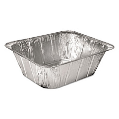 HFA Aluminum Steam Table Pans, Half-Size Extra Deep, 4.19" Deep, 10.31 x 12.69, 100/Carton (201450)