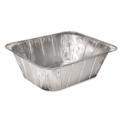 HFA Aluminum Steam Table Pans, Half-Size Extra Deep, 4.19" Deep, 10.31 x 12.69, 100/Carton (201450)