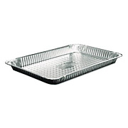 HFA Aluminum Steam Table Pans, Full-Size Shallow, 1.63" Deep, 12.19 x 20.75, 50/Carton (402170)