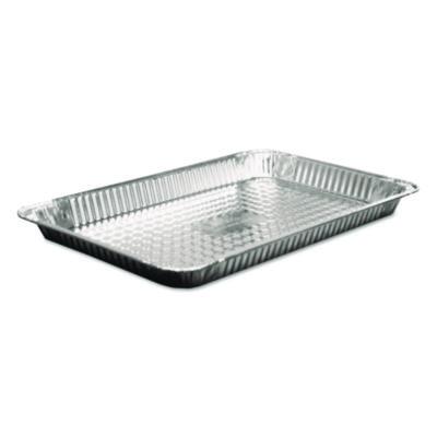 HFA Aluminum Steam Table Pans, Full-Size Shallow, 1.63" Deep, 12.19 x 20.75, 50/Carton (402170)