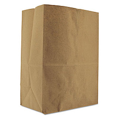 General GROCERY PAPER BAGS, 52 LBS CAPACITY, 1/8 BBL, 10.13"W X 6.75"D X 14.38"H, KRAFT, 500 BAGS (SK1852)
