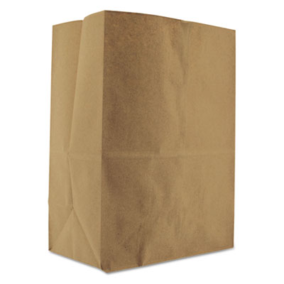 General GROCERY PAPER BAGS, 52 LBS CAPACITY, 1/8 BBL, 10.13"W X 6.75"D X 14.38"H, KRAFT, 500 BAGS (SK1852)