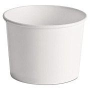 Chinet Paper Food Containers, 64 oz, White, 25/Pack, 10 Packs/Carton (60164)