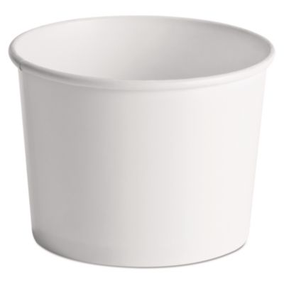 Chinet Paper Food Containers, 64 oz, White, 25/Pack, 10 Packs/Carton (60164)