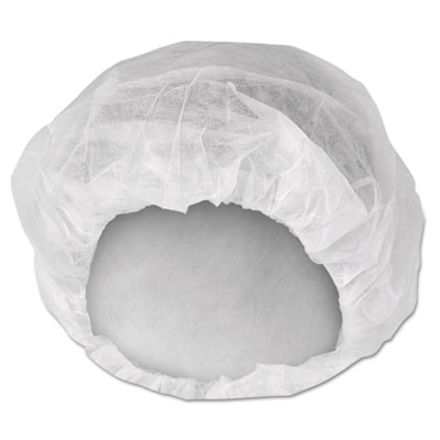 KleenGuard A10 Bouffant Caps, Medium, White, 200 Pack, 3 Packs/Carton (36900)