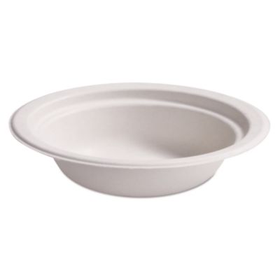 Chinet PaperPro Naturals Molded Fiber Dinnerware, Round Bowls, 12 oz, Beige, 125/Bag, 8 Bags/Carton (25780)