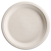 Chinet PaperPro Naturals Molded Fiber Dinnerware, Round Plates, 10.5" dia, Natural, 125/Pack, 4 Packs/Carton (25776)