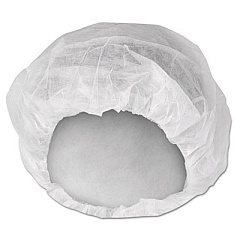 KleenGuard A10 Bouffant Caps, Medium, White, 100/Pack, 10 Packs/Carton (36850)