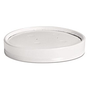 Chinet Vented Paper Lids, Fits 8 oz to 16 oz Hot Cups, White, 25/Sleeve, 40 Sleeves/Carton (71870)