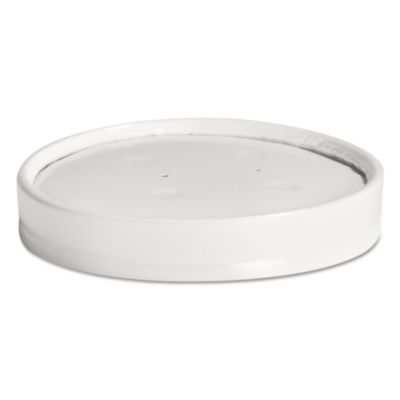 Chinet Vented Paper Lids, Fits 8 oz to 16 oz Hot Cups, White, 25/Sleeve, 40 Sleeves/Carton (71870)