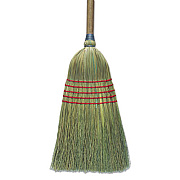 Boardwalk Corn Broom, Corn Bristles, 56" Overall Length, Natural, 6/Carton (BR10003)