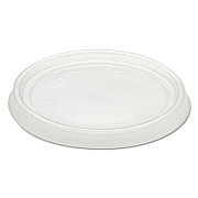 Dart Non-Vented Container Lids, Clear, Plastic, 100/Pack, 10 Packs/Carton (6CLR)