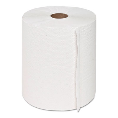 GEN Hardwound Roll Towels, 1-Ply, White, 8" X 350 Ft, 12 Rolls/carton (GEN1910)