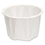 Genpak Paper Portion Cups, 1.25 Oz., White, 250/bag, 20 Bags/carton (F125)