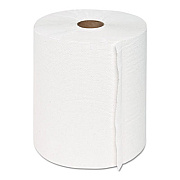 GEN Hardwound Roll Towels, 1-Ply, White, 8" X 600 Ft, 12 Rolls/carton (GEN1915)