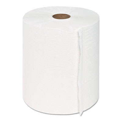 GEN Hardwound Roll Towels, 1-Ply, White, 8" X 600 Ft, 12 Rolls/carton (GEN1915)