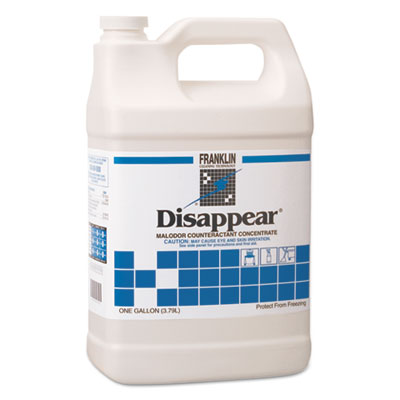 Franklin Cleaning Technology DISAPPEAR CONCENTRATED ODOR COUNTERACTANT, SPRING BOUQUET SCENT, 1 GAL, 4/CARTON (F510522)