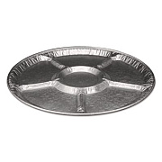 HFA Aluminum Lazy Susan, 6 Compartments, 18" Diameter x 0.94" h, 25/Carton (4018100)