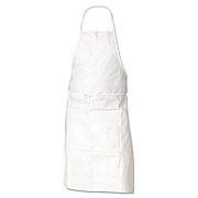 KleenGuard A10 Light Duty Aprons, 28 in. x 36 in., One Size Fits Most, White, 100/Carton (43744)