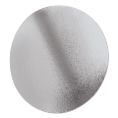 HFA Foil Laminated Board Lids, 8.25" Diameter, Silver, Aluminum, 500/Carton (2058L)
