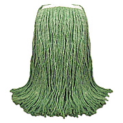 Boardwalk Cut-End Yarn Mop Head, Green, 1 1/4" Headband, 12/Carton (BWK8024G)