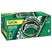 Perrier Sparkling Natural Mineral Water, 8 oz Can, 10/Pack, 3 Pack/Carton (12188938)