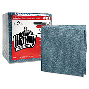 Georgia Pacific Professional Medium-Duty Airlaid 1/4 Fold Wipes, 13 X 13, Blue, 50/pack, 8 Packs/carton (29223)