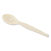 Dixie HEAVYWEIGHT POLYSTYRENE CUTLERY, TEASPOONS, CHAMPAGNE, 1,000/CARTON (TH117)