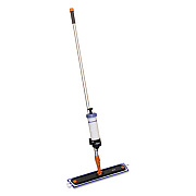 Diversey Pace 60 High Impact Cleaning Tool, 24" Microfiber Head, 60" Silver/Black/Red Aluminum/Plastic Handle (D3345354)