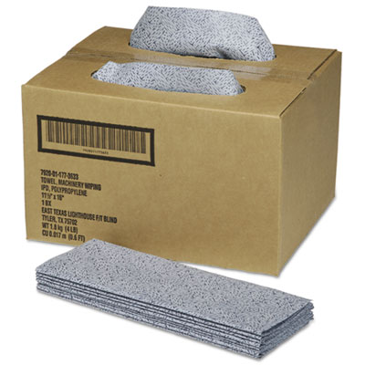 AbilityOne 7920011773633, SKILCRAFT, ScrubWipes Preparation Wipers, Blue, 150/Box