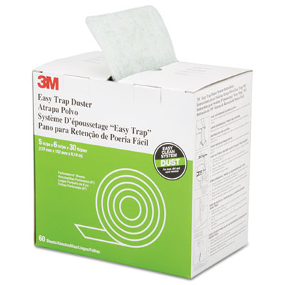 AbilityOne 7920015989091, SKILCRAFT, Easy Trap Duster Sheets, 5 x 6 x 30 ft, White, 60/Roll