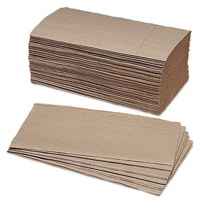 AbilityOne 8540013590798, SKILCRAFT, Recycled Paper Towels, 5.38 x 9.25, Kraft, 4,000/Box