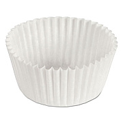Hoffmaster Fluted Bake Cups, 1 oz, 3.5 x 1.5 x 1, White, Paper, 500/Pack, 20 Packs/Carton (610011)